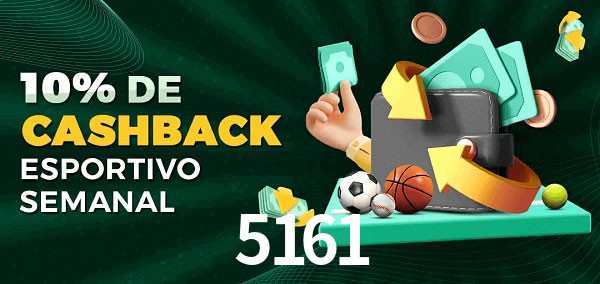 10% de bônus de cashback na 5161